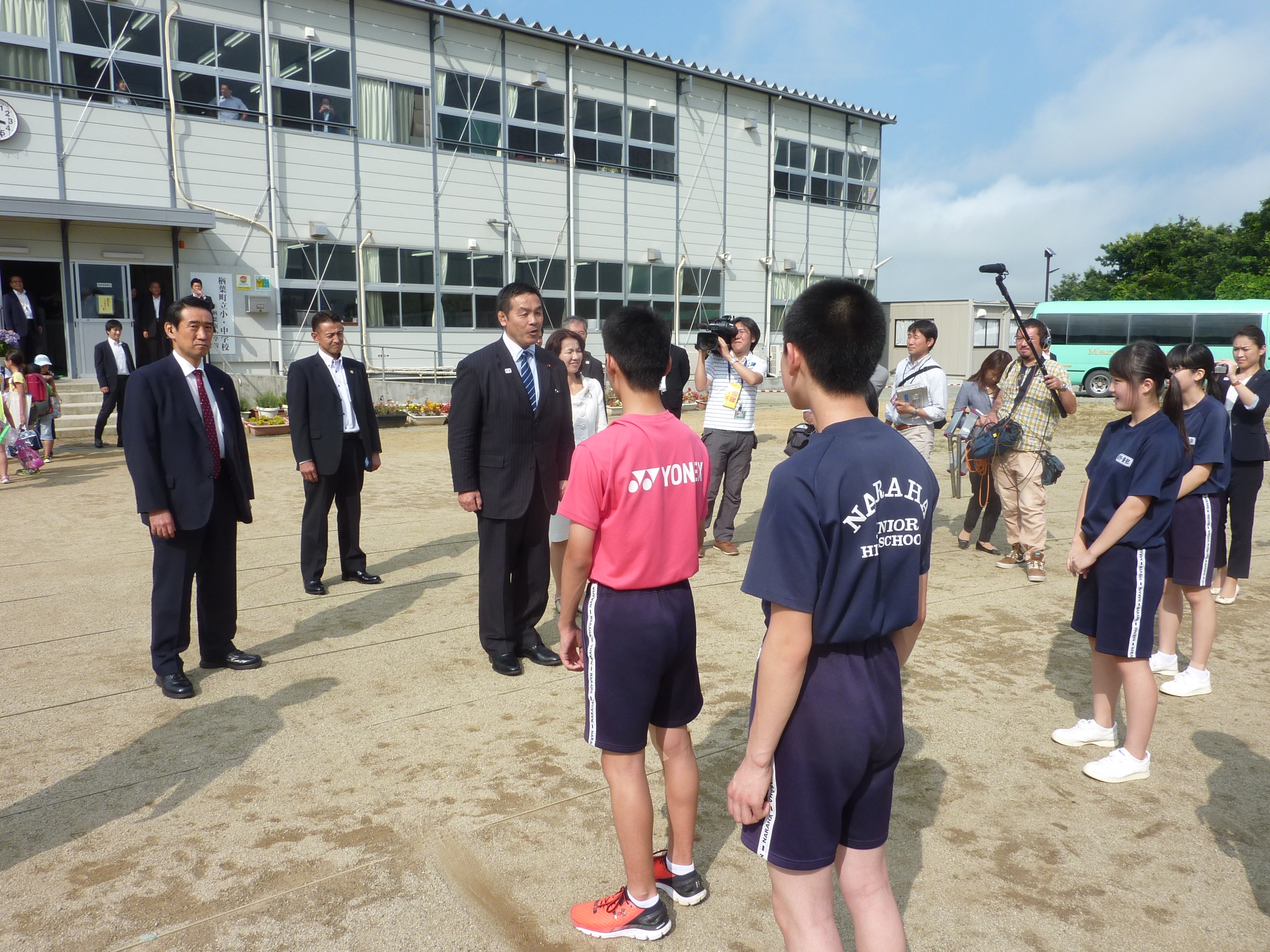馳文部科学大臣 福島県の学校視察の画像2