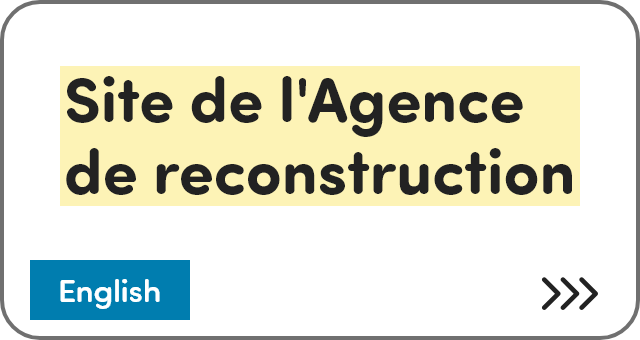 Site de l'Agence de reconstruction [English]