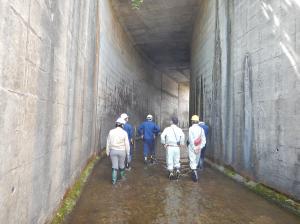 三ツ森ため池状況確認