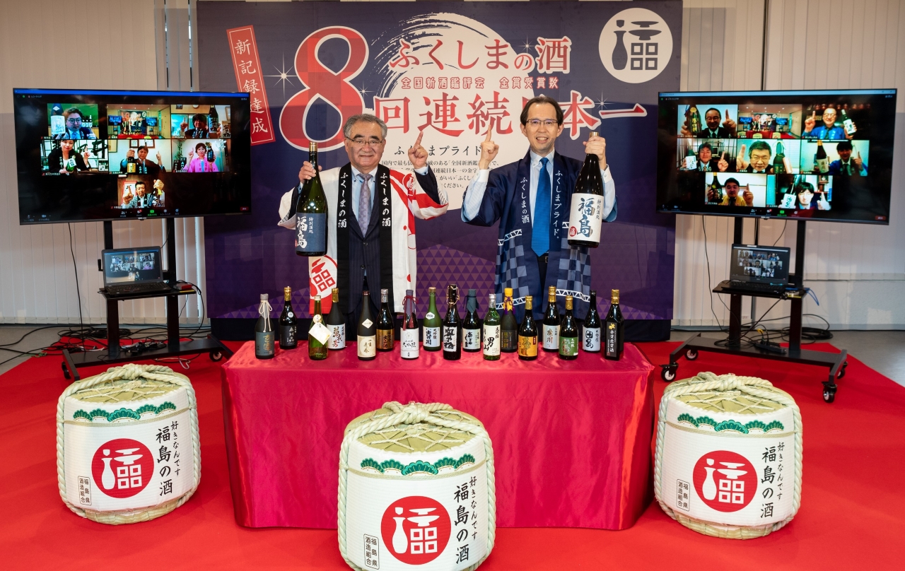 5月21日_全国新酒鑑評会金賞受賞数8回連続日本一記念パネル除幕式