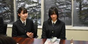 教育長に説明