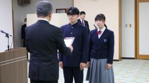 表彰の様子１
