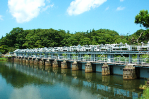 郡山市　十六橋水門の画像