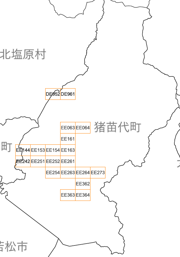 指定道路図（猪苗代町）