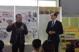 ツキノワグマ注意喚起ブース