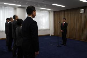 副議長訓示の写真