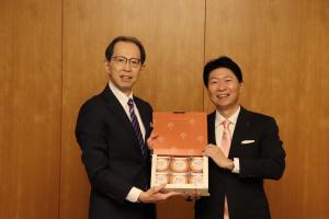 岡山県知事表敬訪問写真