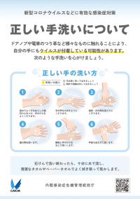 正しい手洗いについて