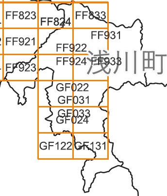 指定道路図（浅川町）