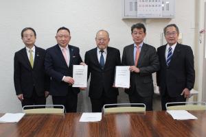 海外行政調査団総務部長申入れの写真