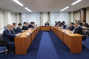 正副委員長会議の写真
