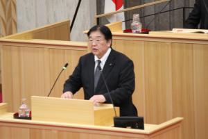 代表質問（宮下雅志議員）の写真