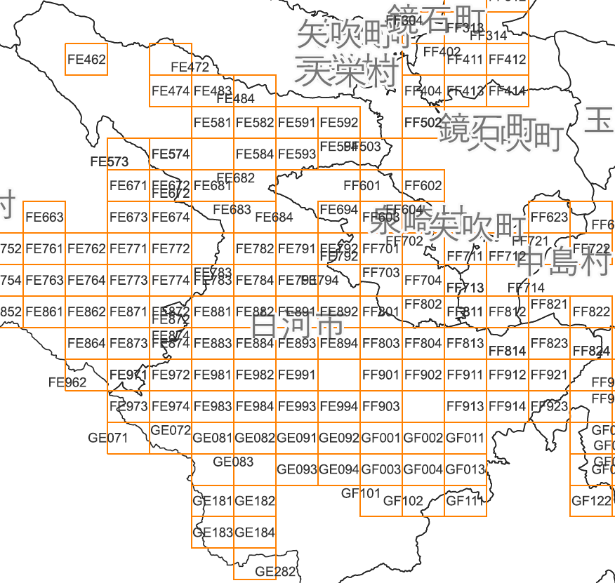 指定道路図（白河市）