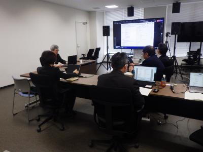 R7年度第4回環境モニタリング評価部会当日の写真