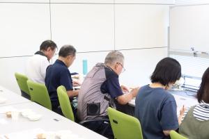 官能評価の様子