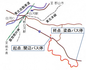 コース2のアクセス図