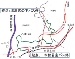 コース10のアクセス図