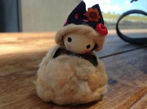 楊 珊珊さんが作ったコットン人形
