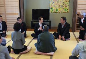 川内村及び葛尾村現地視察