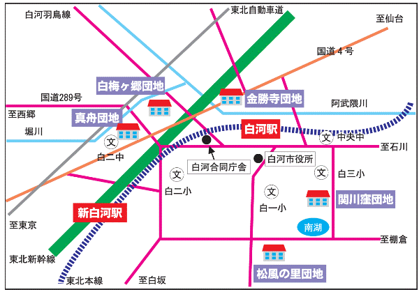 県営住宅位置図