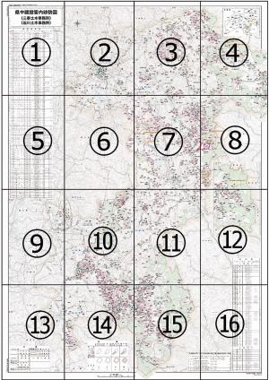 県中建設管内砂防図（三春）（石川）メッシュ図